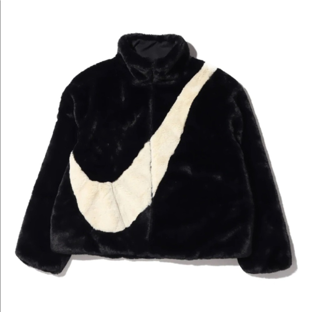 Nike faux fur jacket